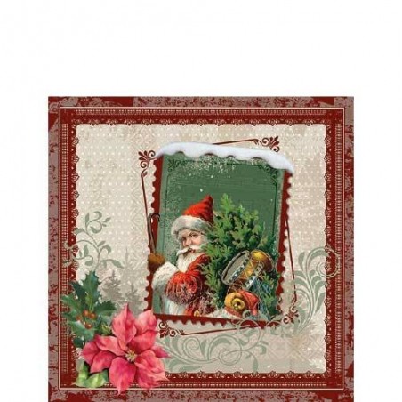 TOVAGLIOLI 25x25 SANTA STAMP 20pz