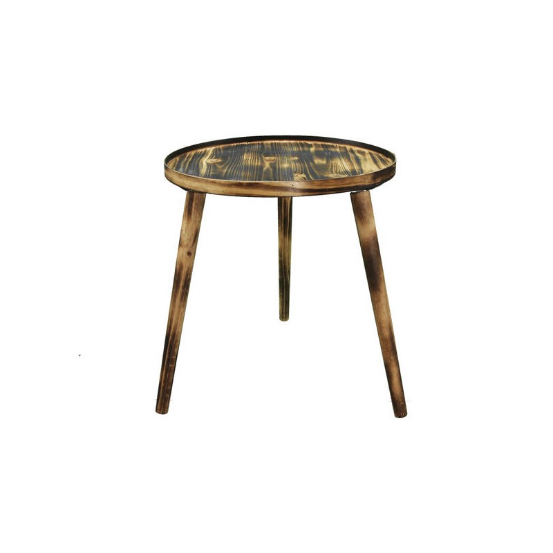 TAVOLINO LEGNO TONDO ø47x52,5cm NATURAL