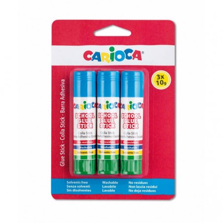 CARIOCA COLLA STICK 10gr 3pz BLISTER