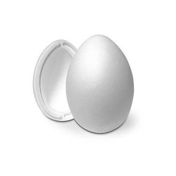 UOVO POLISTIROLO APRIBILE 15,5x22,5cm 2 PARTI
