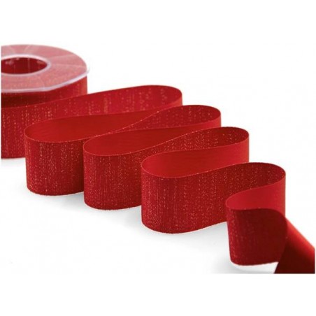 NASTRO RASO BOUTIQUE LAMè mm40x20mt COL.31 ROSSO