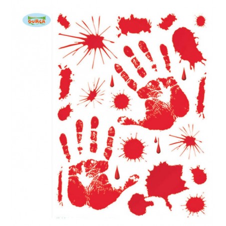 SET STICKERS SANGUINOLENTI 30x39cm