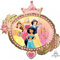 PALLONE MYLAR S/SHAPE ONCE UPON A TIME PRINCIPESSE 86x81cm