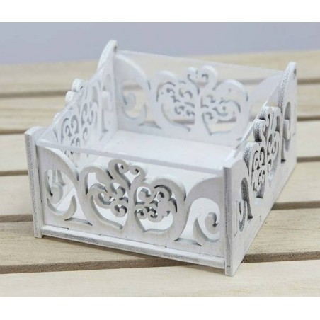 SCATOLA LEGNO C/COP PLEXI 6x6x3cm 6pz