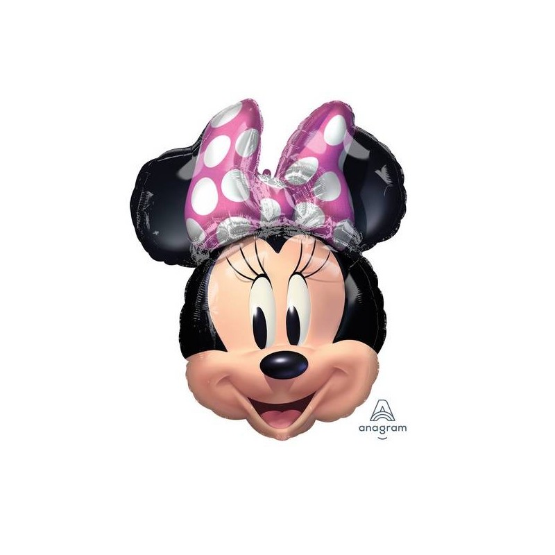 PALLONE MYLAR S/SHAPE MINNIE FOREVER 63x55cm