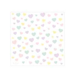 TOVAGLIOLI 33x33 CANDY HEARTS 16pz