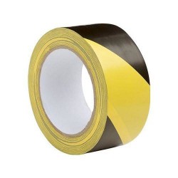 NASTRO PVC GIALLO/NERO ADESIVO mm50x66mt