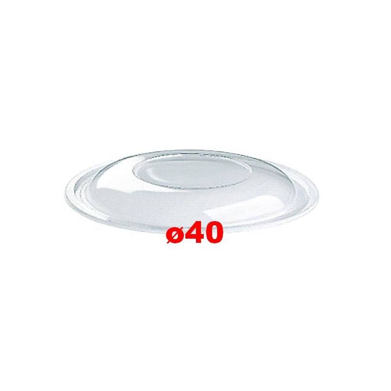COPERCHIO INSALATIERA PET TRASPARENTE DIAM.40