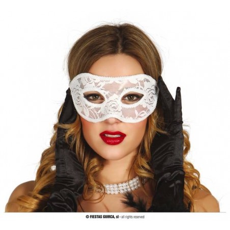MASCHERA PIZZO BIANCA