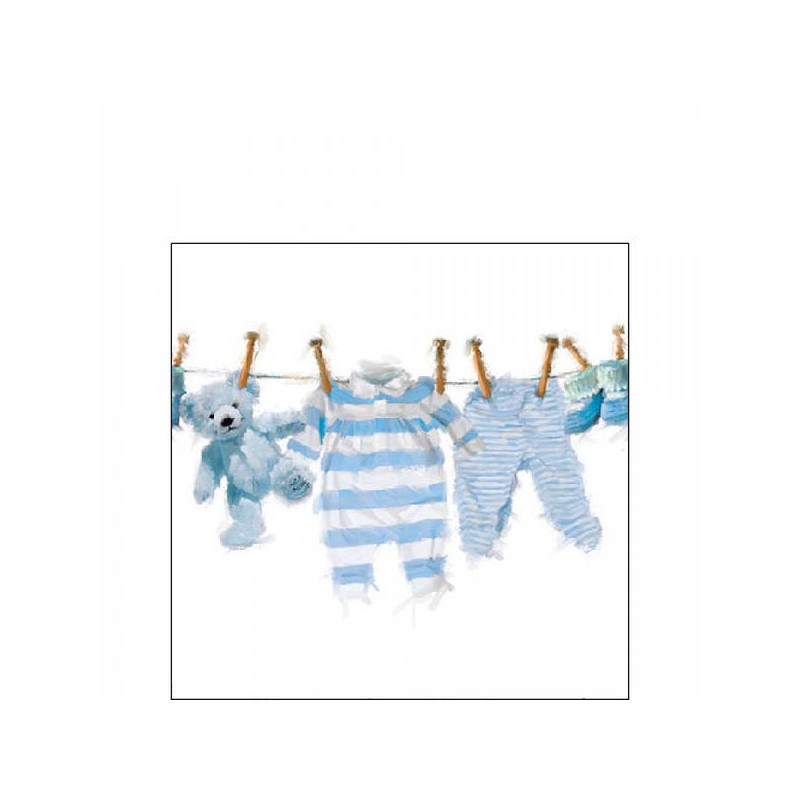 TOVAGLIOLI 25x25 VESTITI BAMBINO 20pz