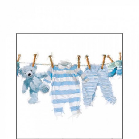 TOVAGLIOLI 25x25 VESTITI BAMBINO 20pz