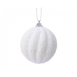 PALLINA FOAM PERLE ONDA BIANCO 2ass.Ø8cm