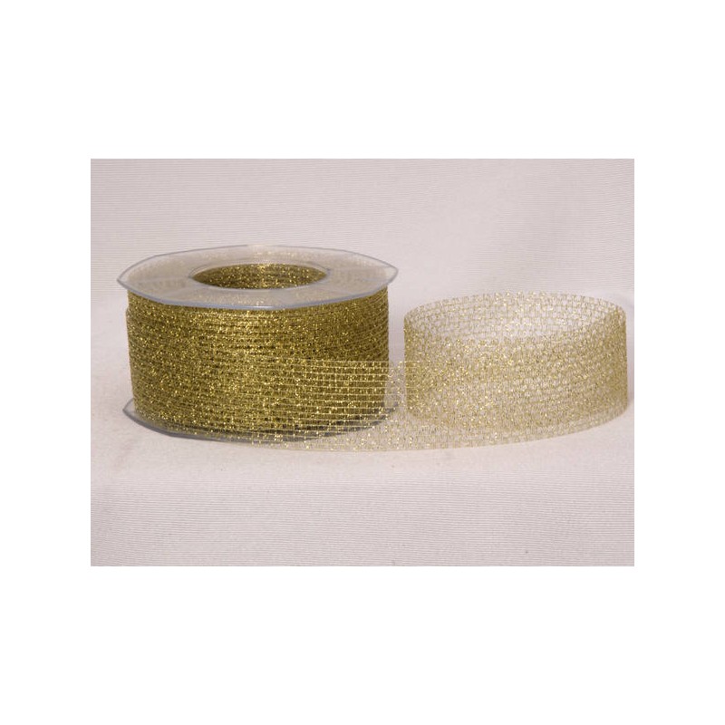 NASTRO LUREX ANTARES mm40x25mt COL.102 ORO