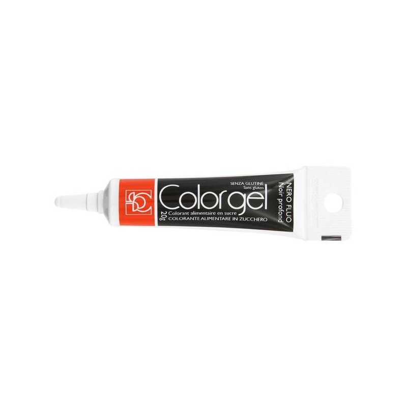 COLORANTE GEL TUBETTO 20gr NERO FLUO