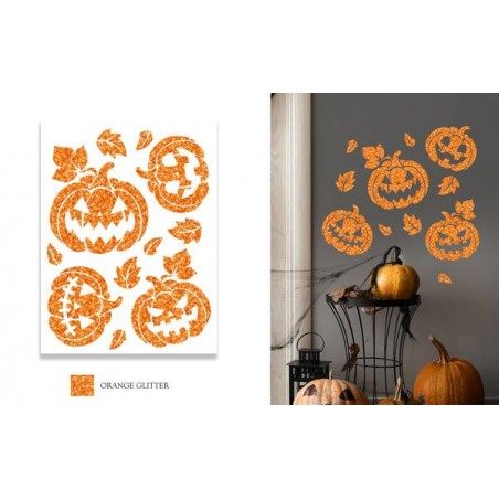 ADESIVO ZUCCA GLITTER 30x40cm