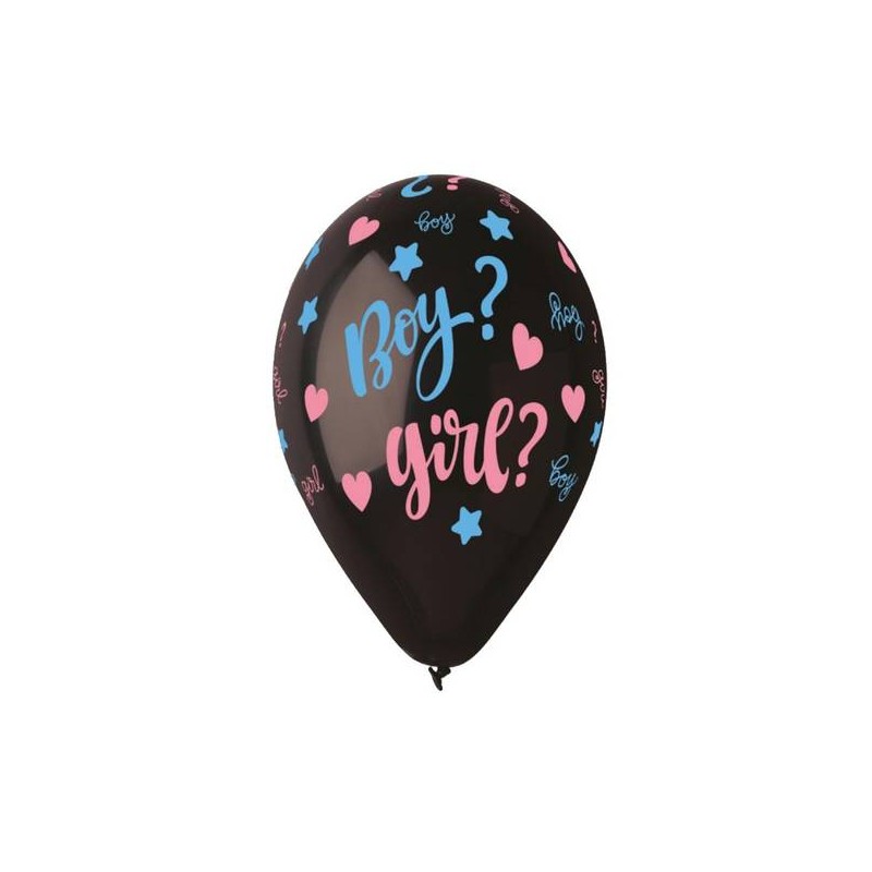 PALLONCINI LATTICE LARGE ALL AROUND 12 30cm  BOY OR GIRL 10pz