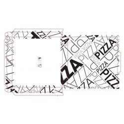 SCATOLE PIZZA 32,5 x 32,5 H3 v.v.v. PIZZAPIZZA NERO 100pz