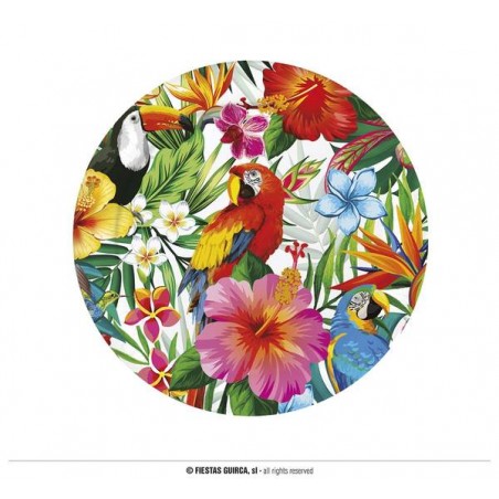 PIATTI PIANI ø23cm TEMA TROPICALE 6pz