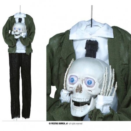 CIONDOLO CON TESTA TRA MANI LUCE, SUONO E MOVIMENTO