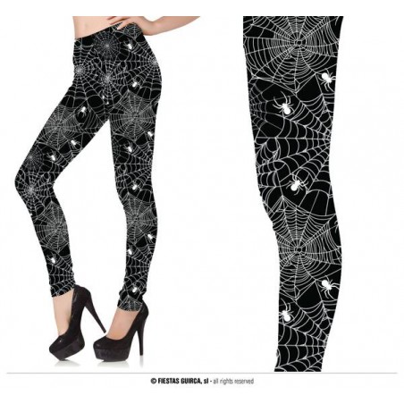 LEGGINGS CON RAGNATELA TG.L 42-44