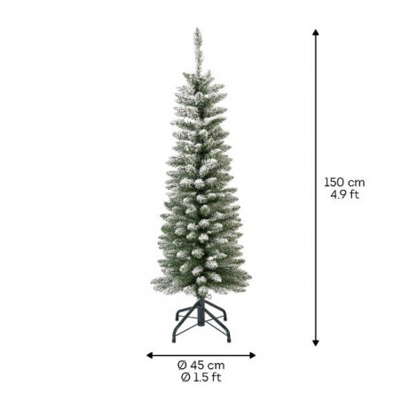 ALBERO PINO VERDE SNOWY SLIM Ø45x150cm