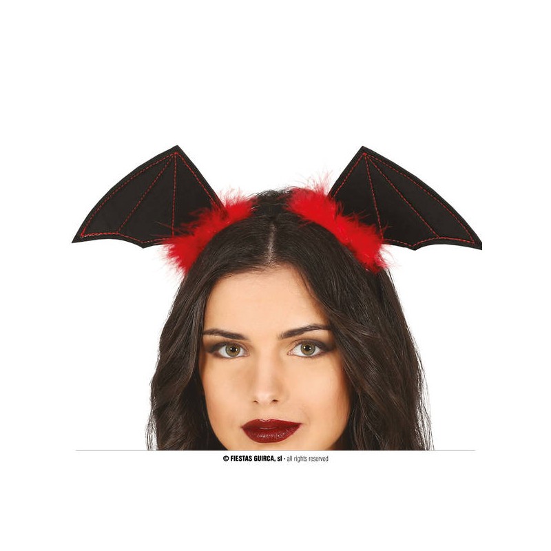 CERCHIETTO DIADEMA ALI PIPISTRELLO