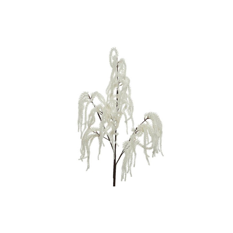 RAMO PENDENTE BIANCO IN PLASTICA h80cm