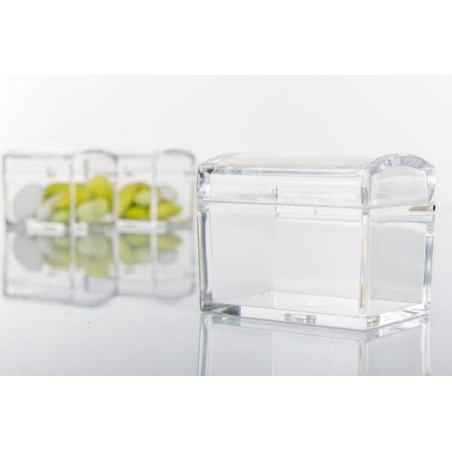 SCATOLA PLEXI BAULETTO 6x5cm 12pz