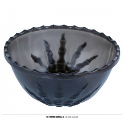 CIOTOLA MANO SCHELETRO NERA 14x33cm