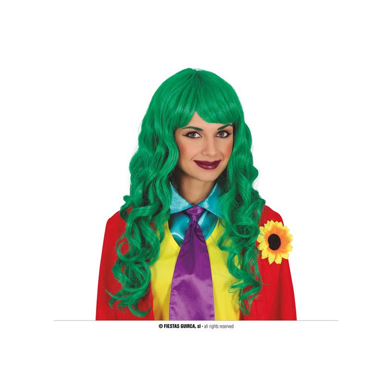 PARRUCCA CAPELLI VERDI