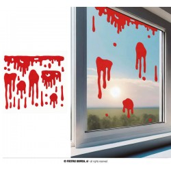DECORAZIONE PER FINESTRE IN GEL SANGUE