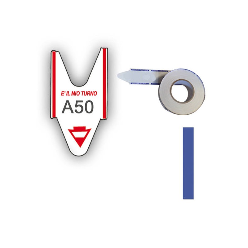 ROTOLO ELIMINACODE NUMERATO 2000pz