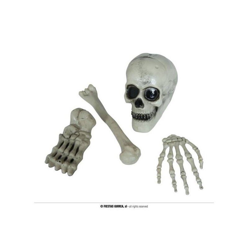 SET OSSA DI SCHELETRO 4pz