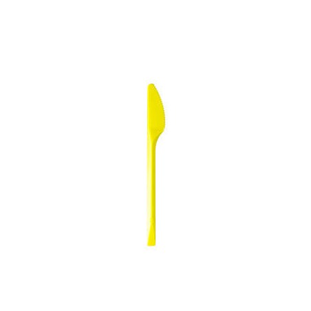 COLTELLI 20PZ GIALLO ARISTEA
