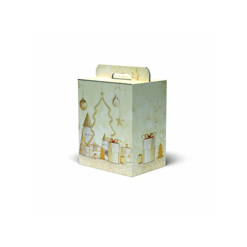 SCATOLA REGALO C/MANIGLIA LINEA 200 33x24x34cm