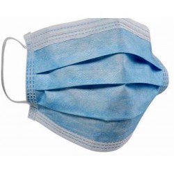 MASCHERINE MONOUSO CHIRURGICHE TNT 3 VELI EN14683:2019 50pz