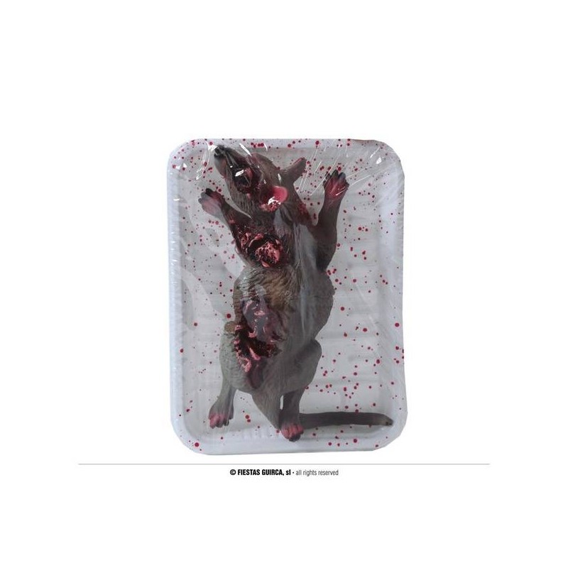 VASSOIO CON TOPO 19x12cm