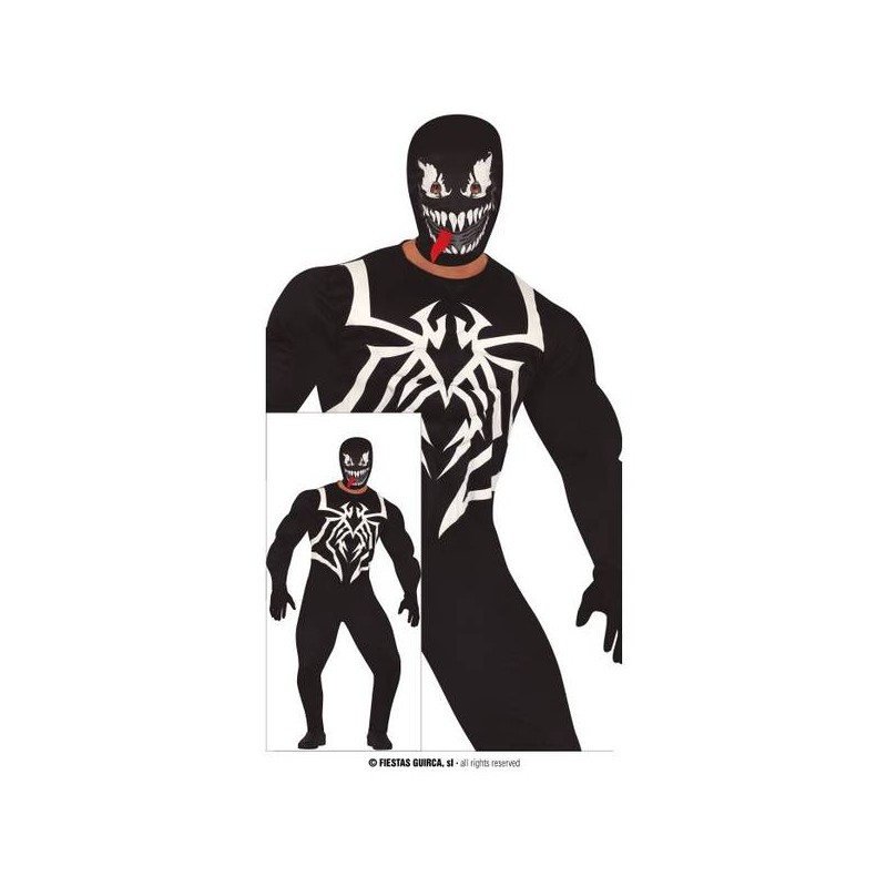 COSTUME SPIDER INQUIETANTE TG.M 48-50