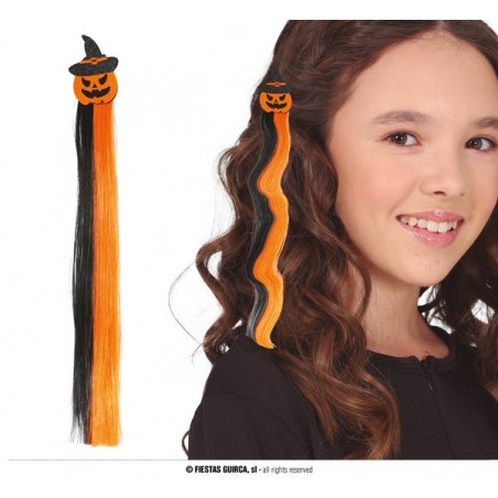 EXTENSION CAPELLI ARANCIONE E NERA ZUCCA