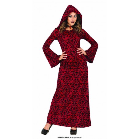 COSTUME RED HOODED WITCH 36-38 TG.S