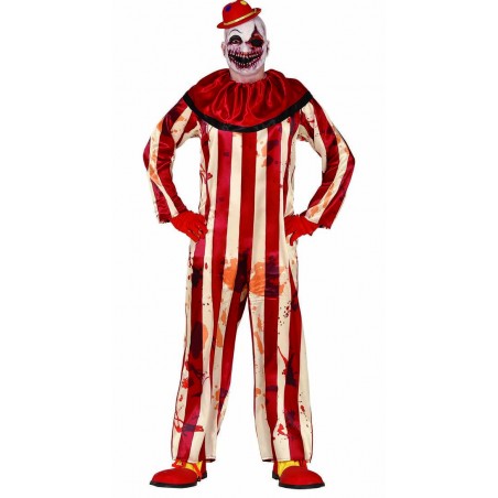 COSTUME CLOWN A STRISCE TG.XL 54-56