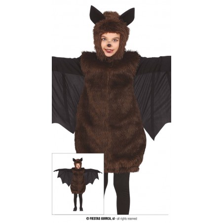 COSTUME PIPISTRELLO BROWN  10-12 ANNI