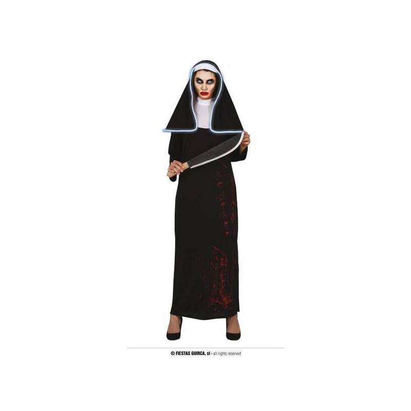 COSTUME KILLER NUN DONNA TG. L 42-44