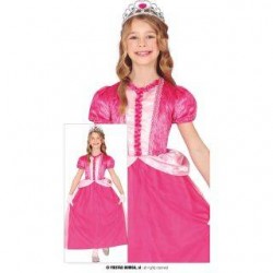 COSTUME PRINCIPESSA ROSA 5-6 ANNI