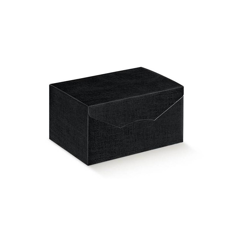 SCATOLA SEGRETO 39x27x23,5cm SETA NERO