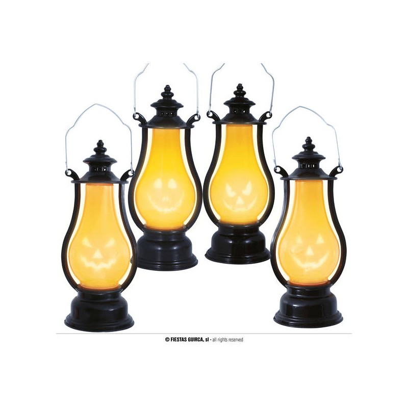 LANTERNA CON LUCE 16cm ZUCCA