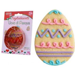 TAGLIABISCOTTI METALLO UOVO DI PASQUA 1 pz
