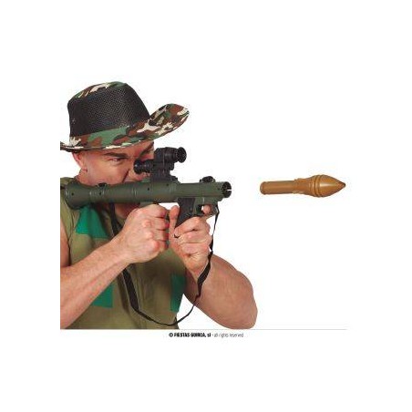 BAZOOKA 50cm CON 2 PROIETTILI