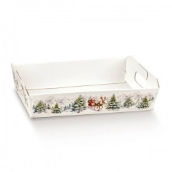 VASSOIO CESTO 35x26x7cm PAESAGGIO