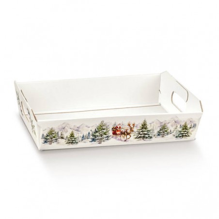 VASSOIO CESTO 35x26x7cm PAESAGGIO